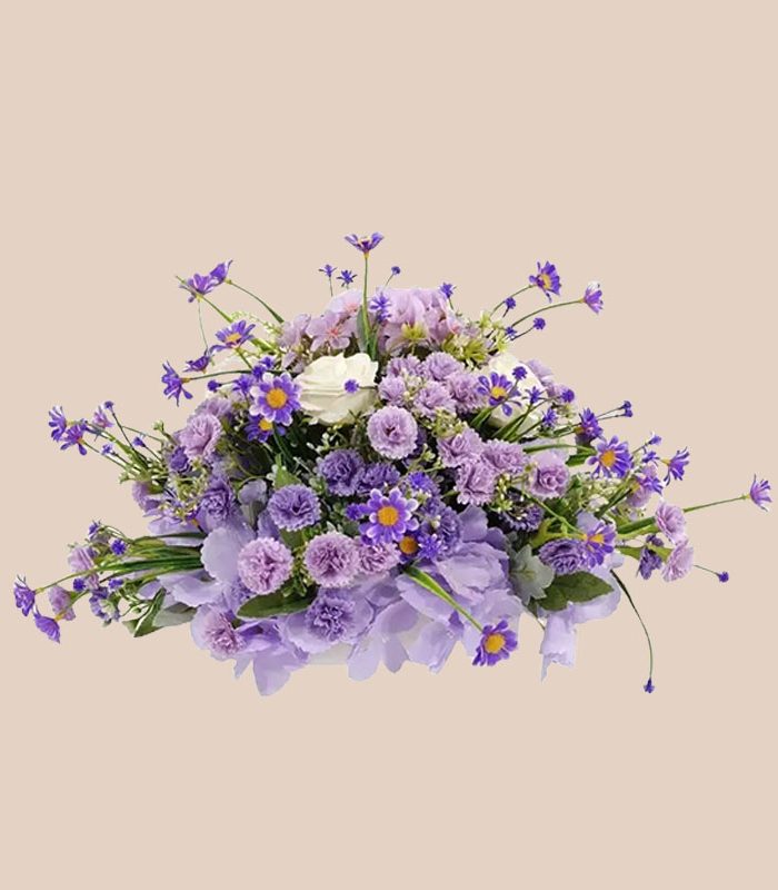 elegant-purple-daisy-bouquets-for-home-decoration