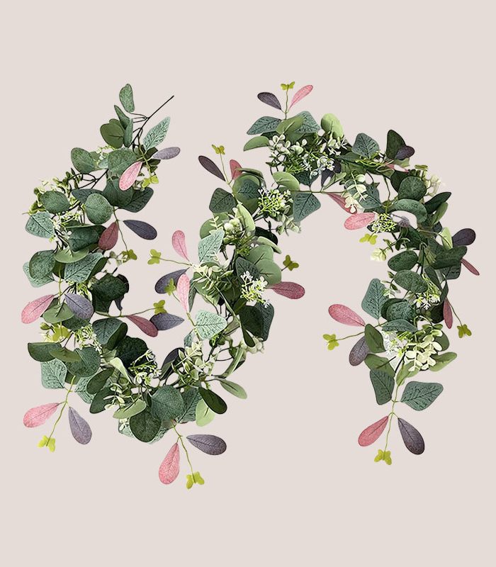 artificial-spring-wreath-with-hanging-plants