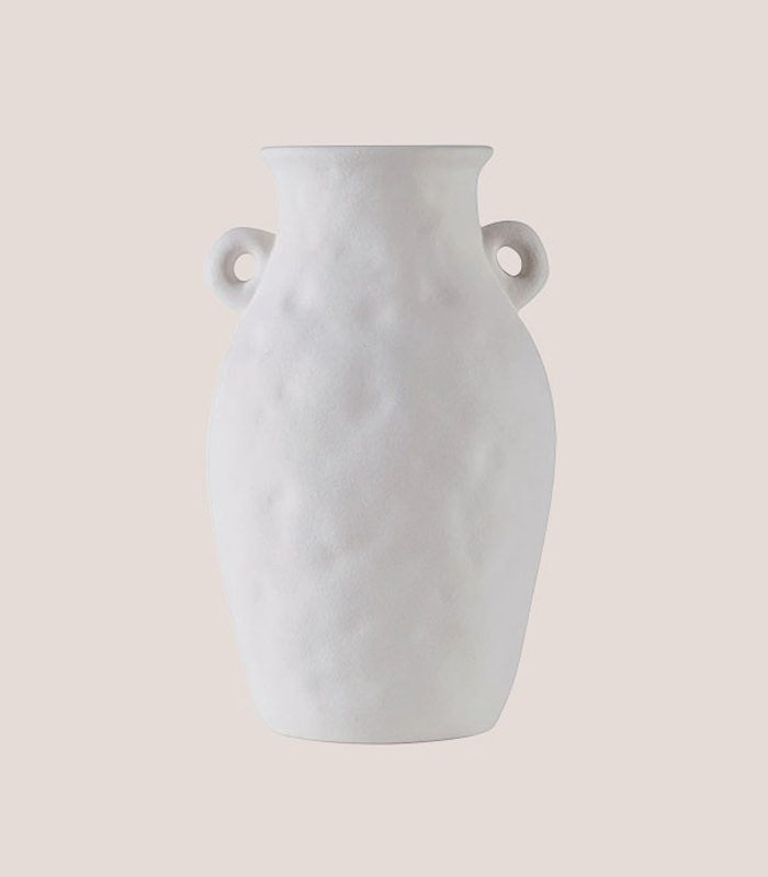 concave-convex-texture-double-ear-shape-space-decor-ceramic-vase