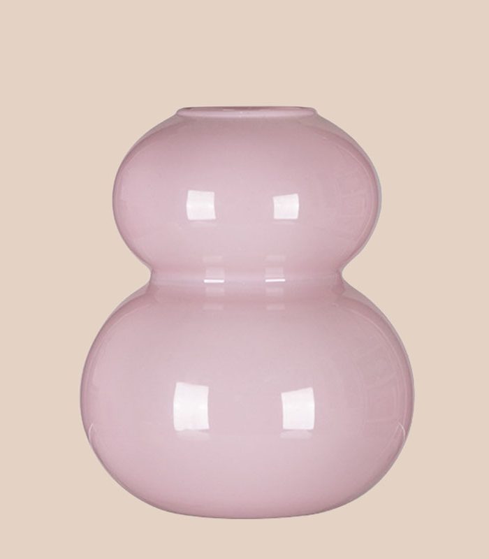 gourd-shape-exquisite-flower-arrangement-glass-vase