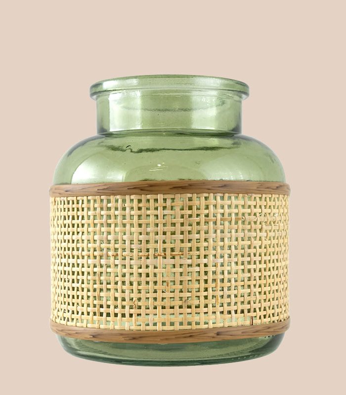 woven-decoration-creative-home-vase-glass-vase
