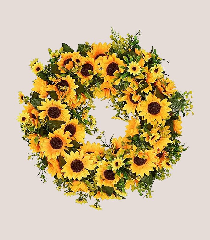 sunflower-wreath-artificial-flower-wreath-wall-decoration