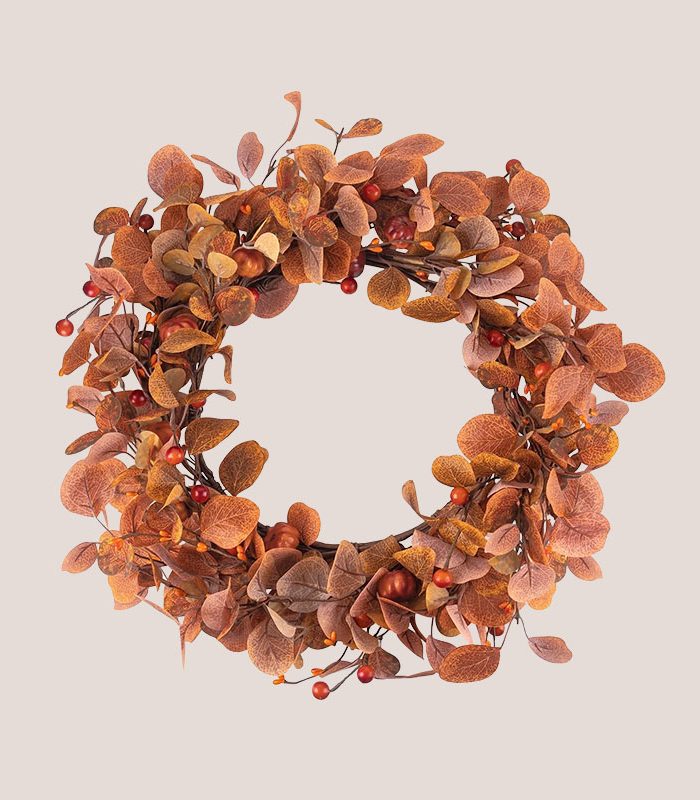 faux-eucalyptus-leaf-wreath-modern-home-decor