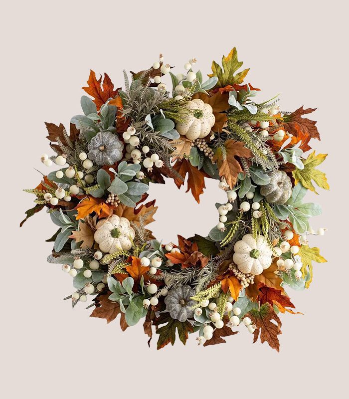 pumpkin-wreath-front-door-decoration-home-decoration